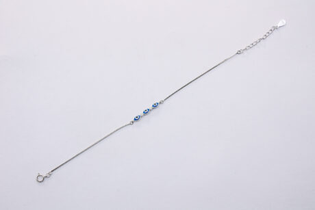 Evil Eye Silver Bracelet