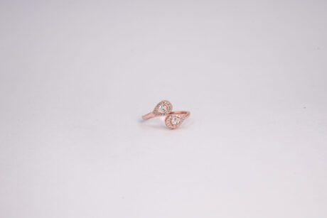 Water Drop Cut Stone Ring